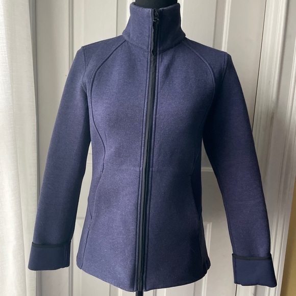LULULEMON Insculpt Jacket Indigo Blue and Black 4 - Picture 2 of 6